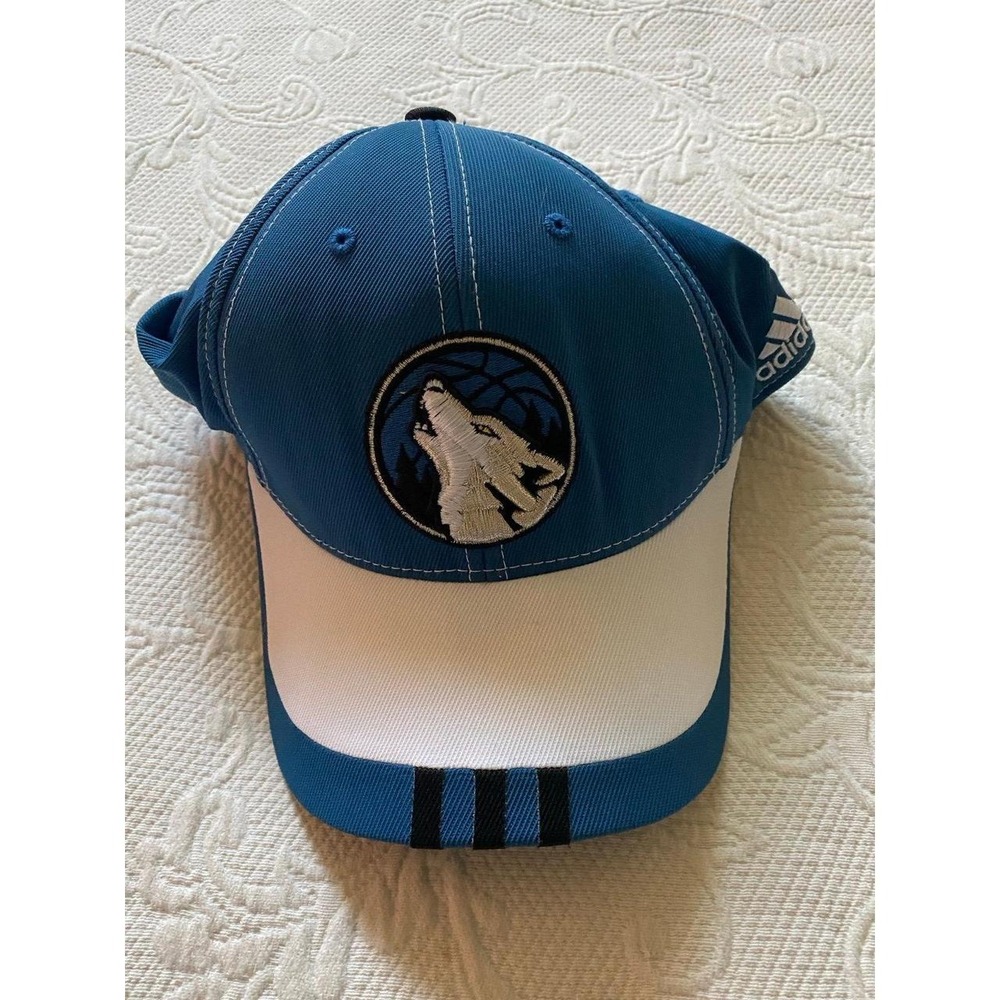Minnesota Timberwolves Adidas Hat Baseball Cap Large NBA Official Embroidered